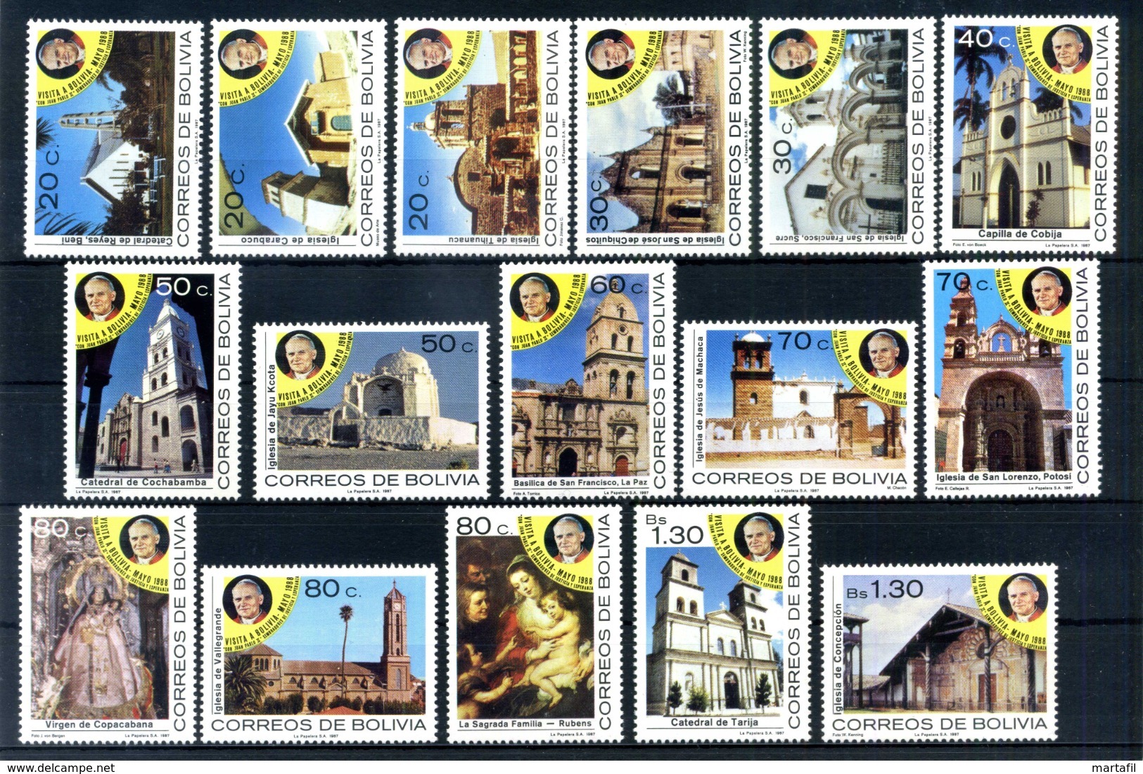 1960 BOLIVIA SET MNH ** - Bolivia