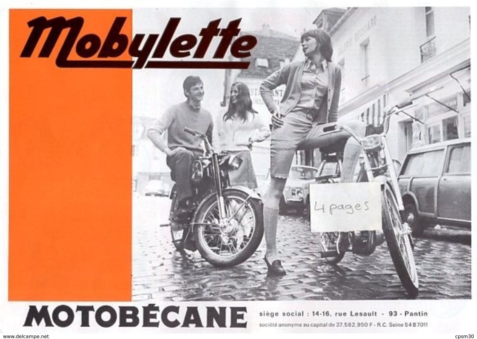 tarif de vente vélo cyclomoteur motocyclette motobécane et divers publicités de cycles cyclomoteurs (20 documents)