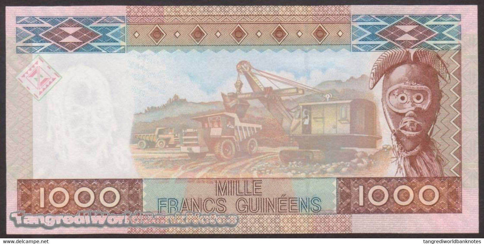 TWN - GUINEA 40 - 1000 1.000 Francs 2006 Prefix BU UNC - Guinea