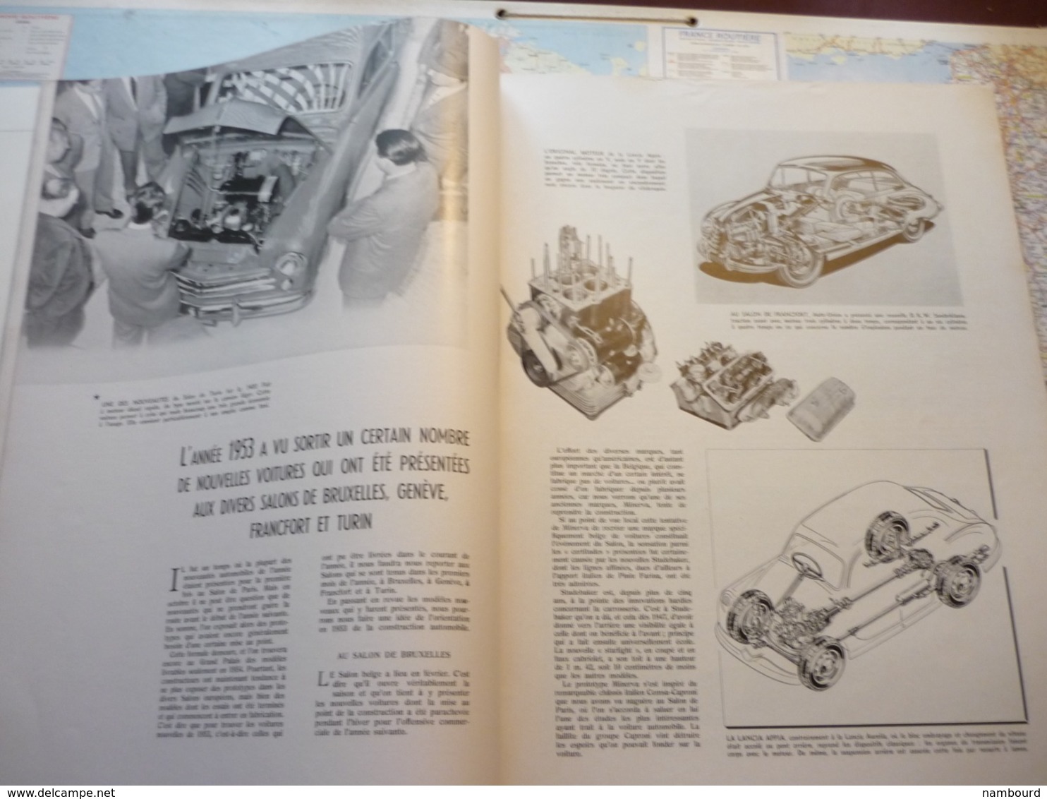 France Illustration Le Monde Illustré N°403 Octobre 1953 Le 40-e Salon De L'automobile - Testi Generali