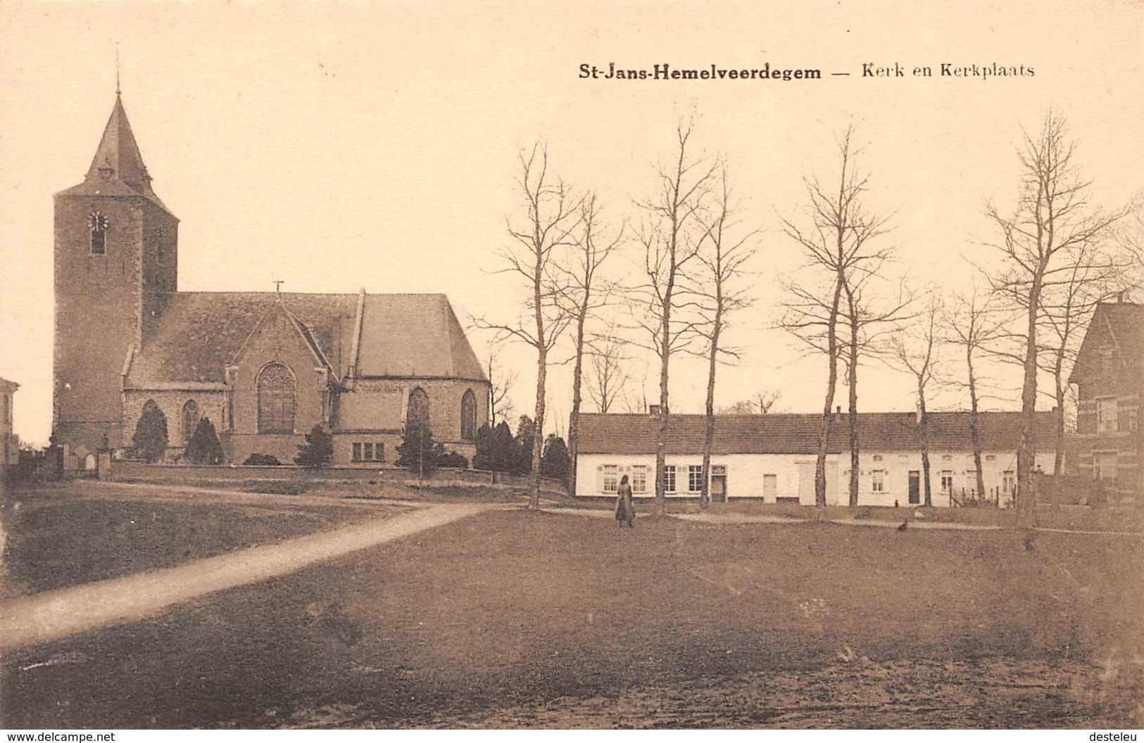 Kerk En Kerkplaats - Hemelveerdegem - Sint-Jans-Hemelveerdegem - Lierde