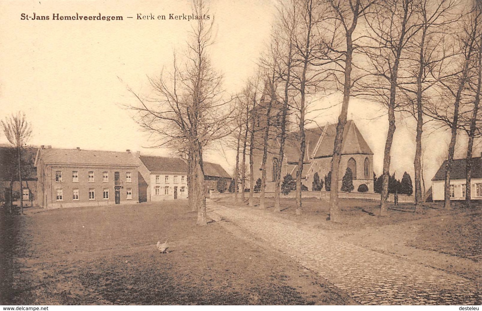 Kerk En Kerkplaats - Hemelveerdegem - Sint-Jans-Hemelveerdegem - Lierde