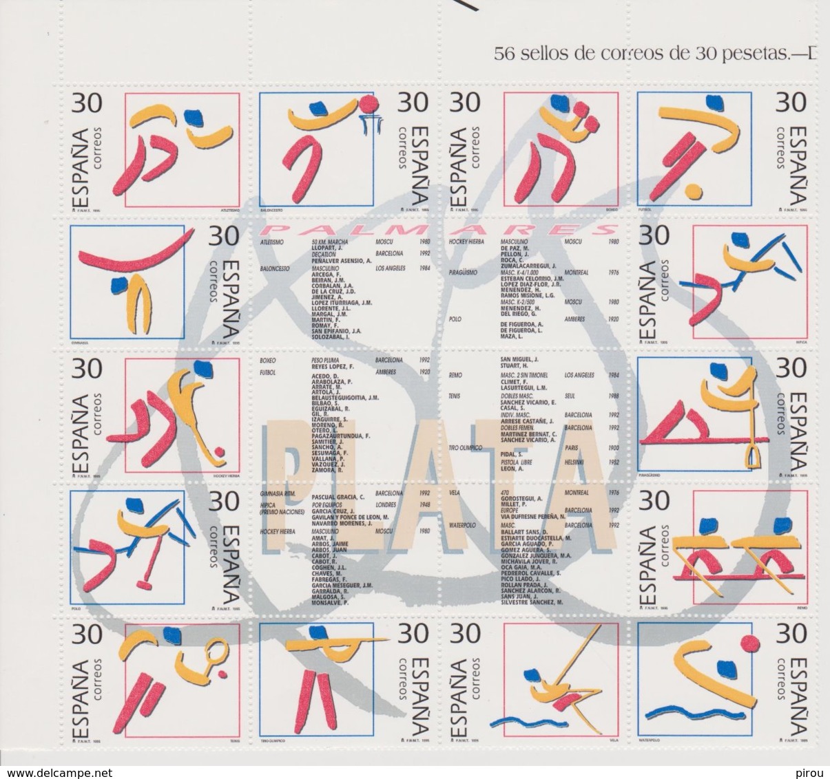 ESPAGNE BLOCS FEUILLETS JEUX OLYMPIQUES DE BARCELONE 1992 Médaille De Bronze - Verano 1992: Barcelona