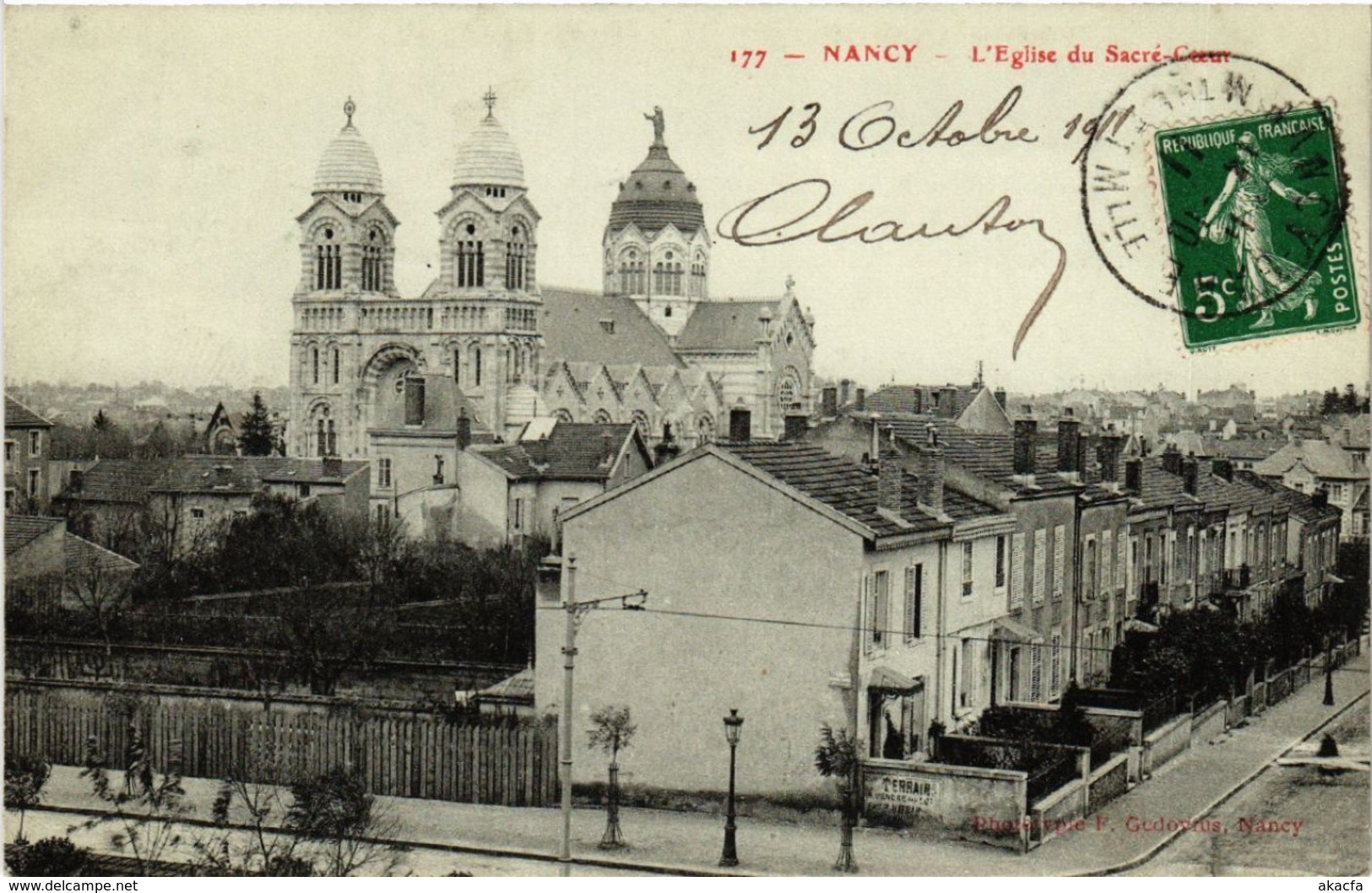 CPA NANCY - L'Église Du Sacre-Coeur (484021) - Nancy