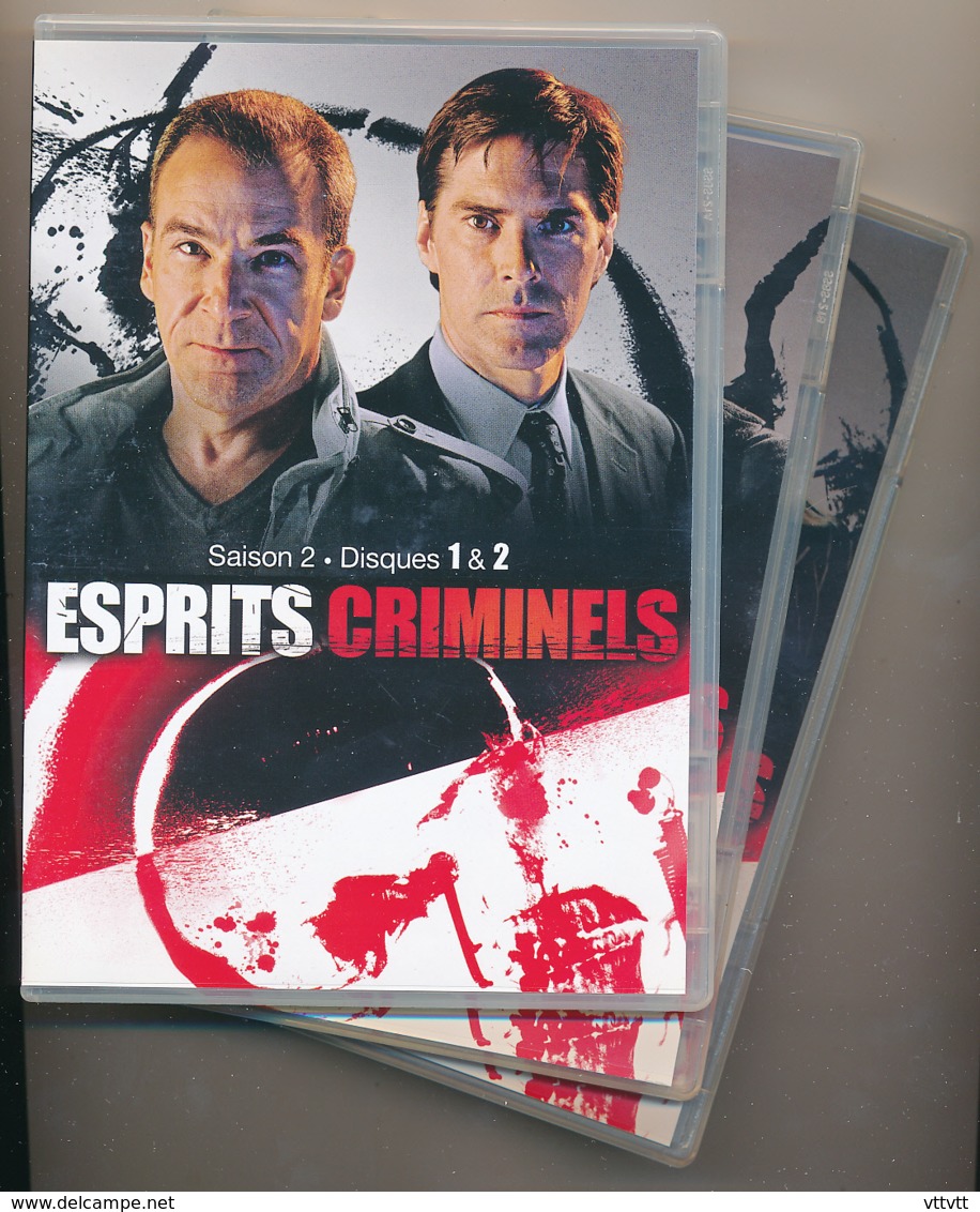 ESPRITS CRIMINELS, CRIMINAL MINDS, L'intégrale De La Saison 2, Coffret 6 DVD, Très Bon état - Séries Et Programmes TV