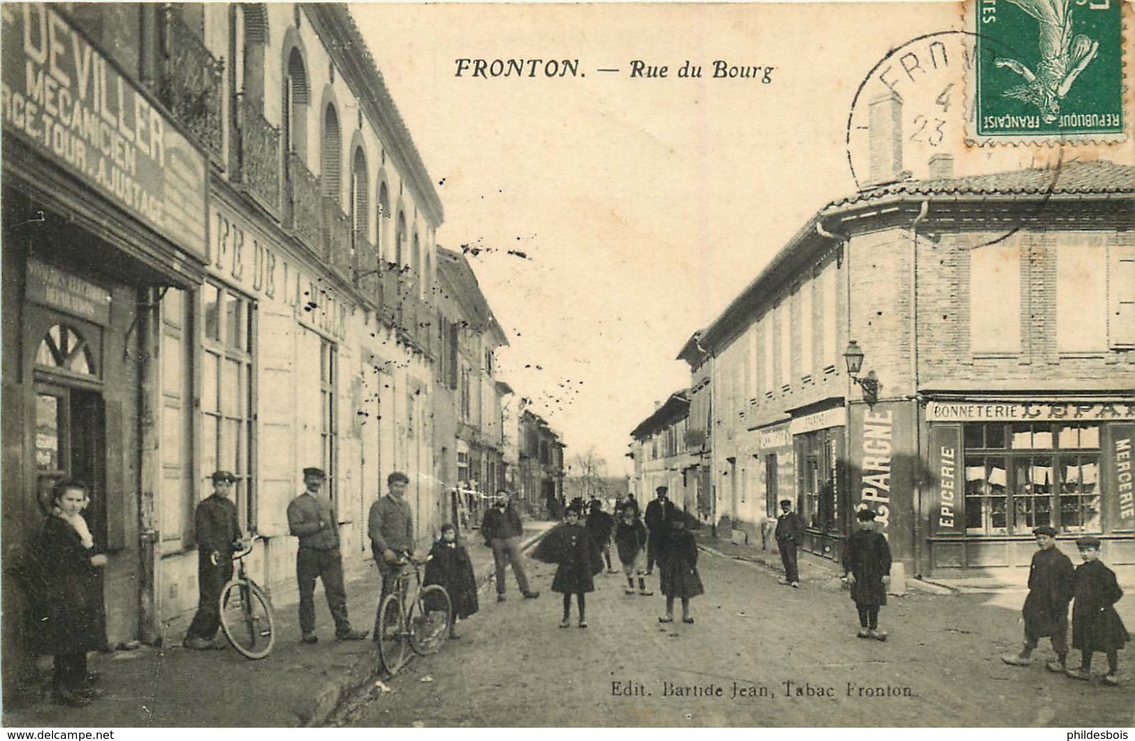 HAUTE GARONNE  FRONTON  Rue Du Bourg - Otros & Sin Clasificación