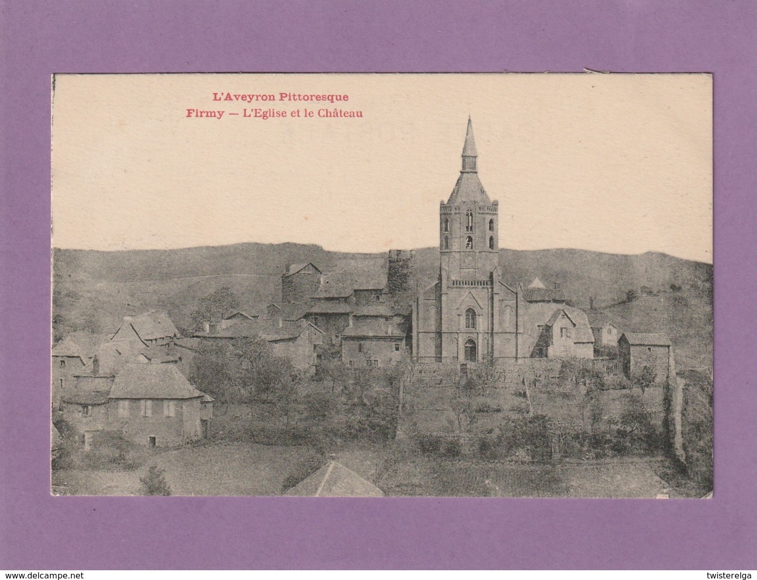 Cpa.Firmy.  L'église Et Le Château - Firmi