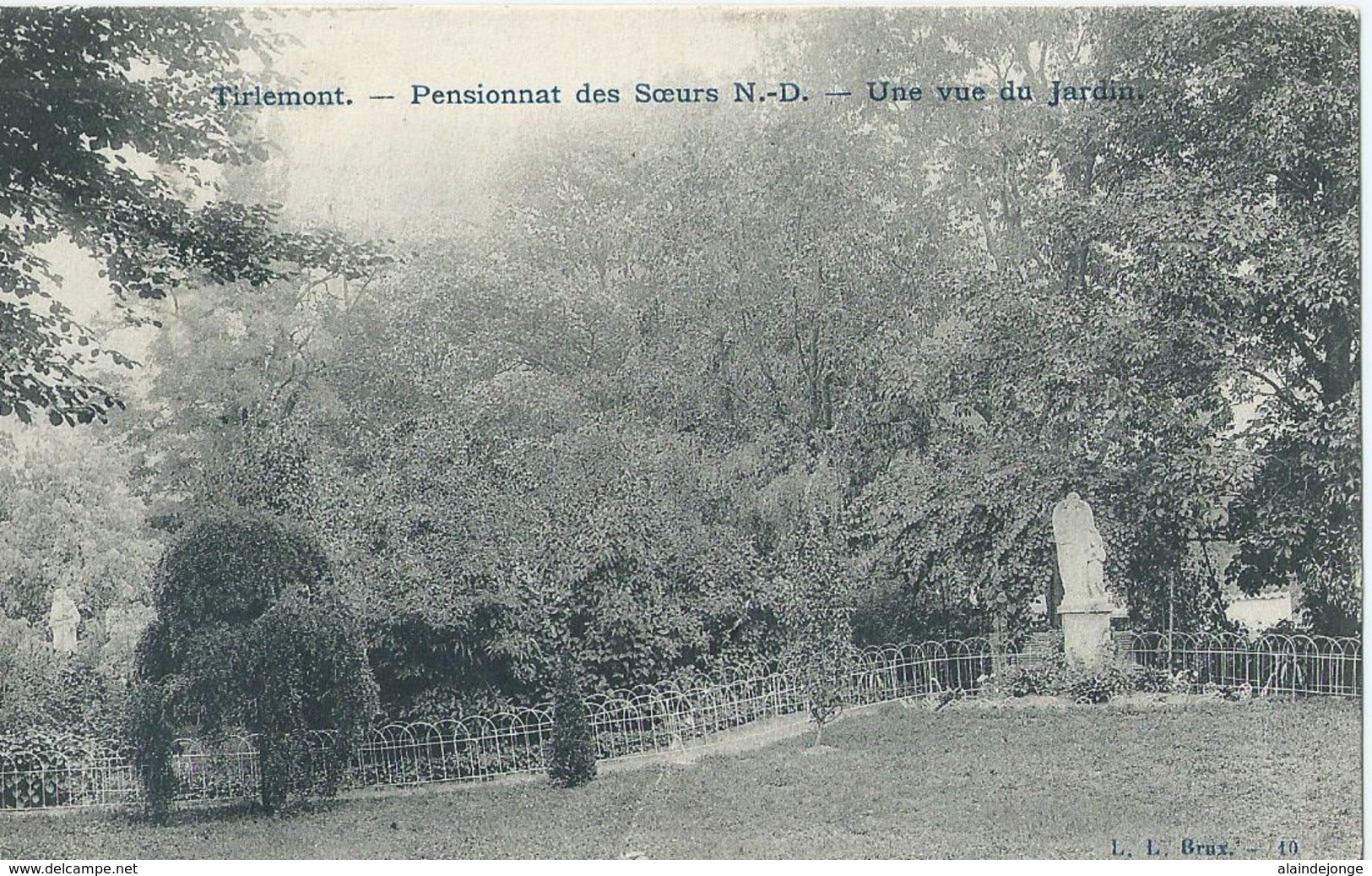 Tienen - Tirlemont - Pensionnat Des Soeurs N.-D. - Une Vue Du Jardin - L.L. No 10 - 1906 - Tienen
