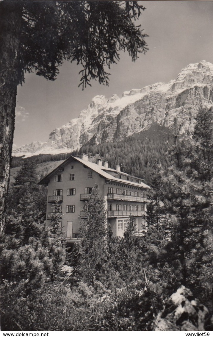 SAN CASSIANO-BOZEN-BOLZANO-HOTEL=VALPAROLA=CARTOLINA VERA FOTOGRAFIA VIAGGIATA IL 9-7-1955 - Bolzano