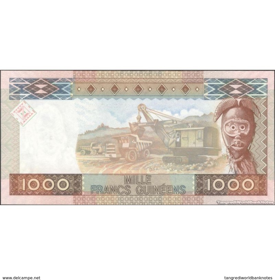 TWN - GUINEA 43a - 1000 1.000 Francs 2010 50th Ann. Of Central Bank And Guinean Currency - Prefix LB UNC - Guinea