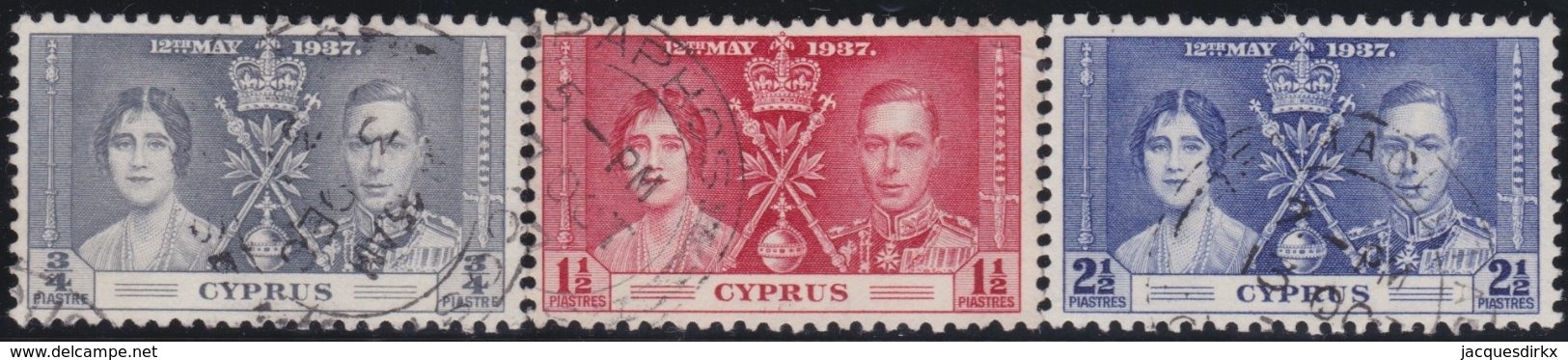 Cyprus     .    SG     .    148/150      .     O     .  Gebruikt    .     /    .    Cancelled - Cyprus (...-1960)