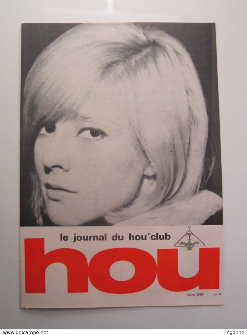 TRÈS RARE HOU Le Journal Du Hou'club MARS 1967 N°8 SYLVIE VARTAN LES TROGGS ADAMO VILLARD STONES DUTRONC JAMES DEAN - Musica