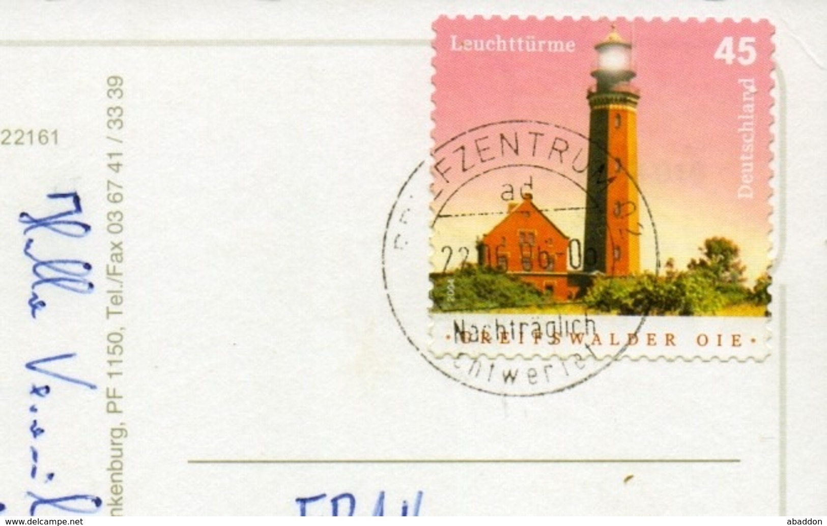 BRD St BRIEFZENTRUM 02, Ad, Nachträglich Entwertet, 22.06.96 Auf AK Neuhaus Am Rennweg - Hotel & Restaurant "Oberland" - Maschinenstempel (EMA)