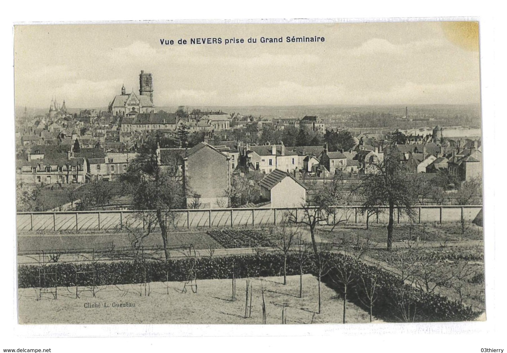 CPA 58 NEVERS VUE PRISE DU GRAND SEMINAIRE - Nevers