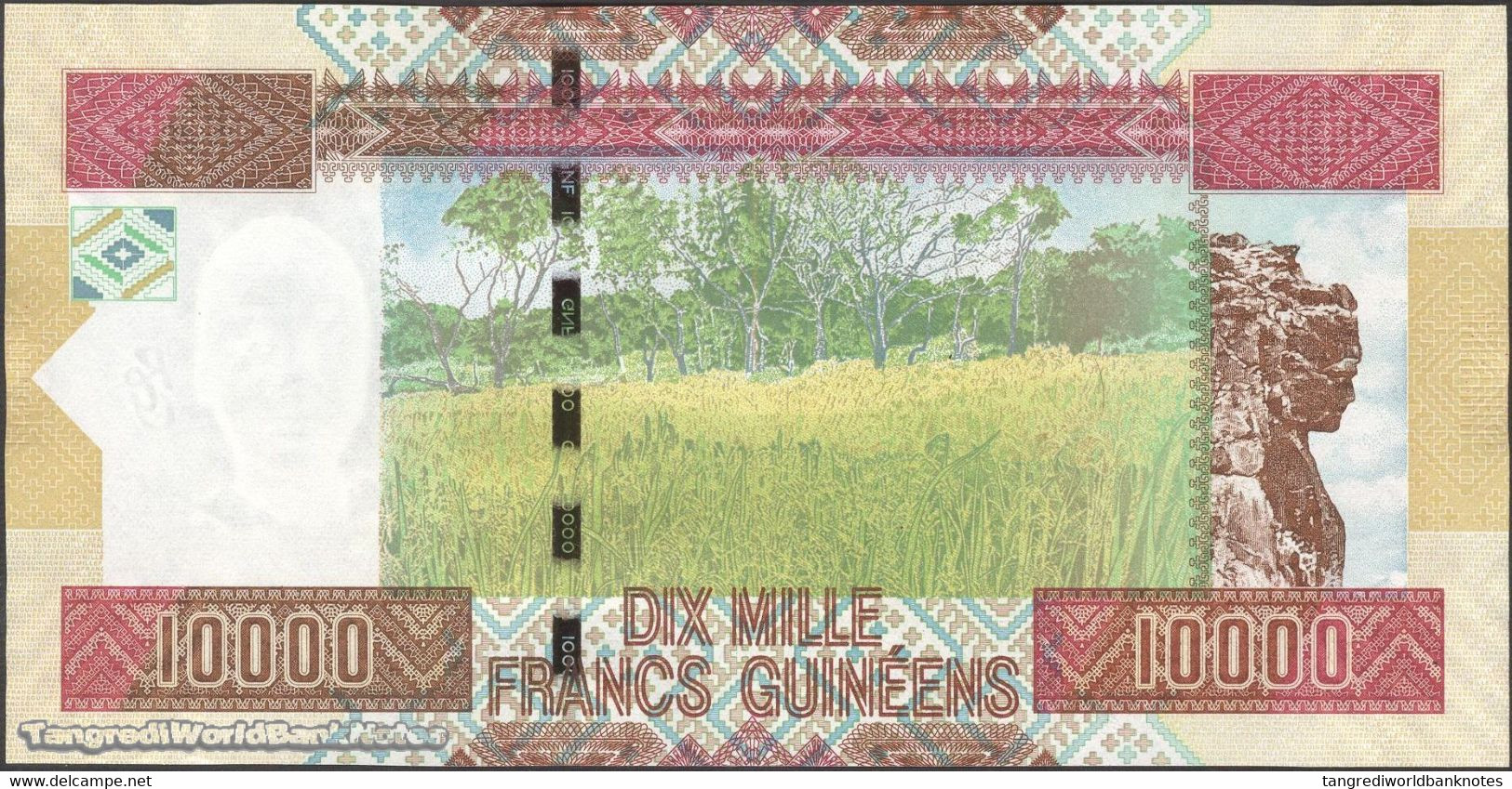 TWN - GUINEA 46 -10000 10.000 Francs 2012 Prefix XR UNC - Guinea