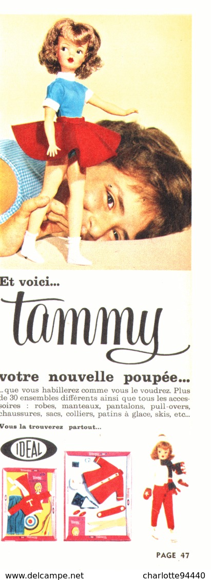 PUB POUPEE   " TAMMY "  1964 ( 1a ) - Other & Unclassified