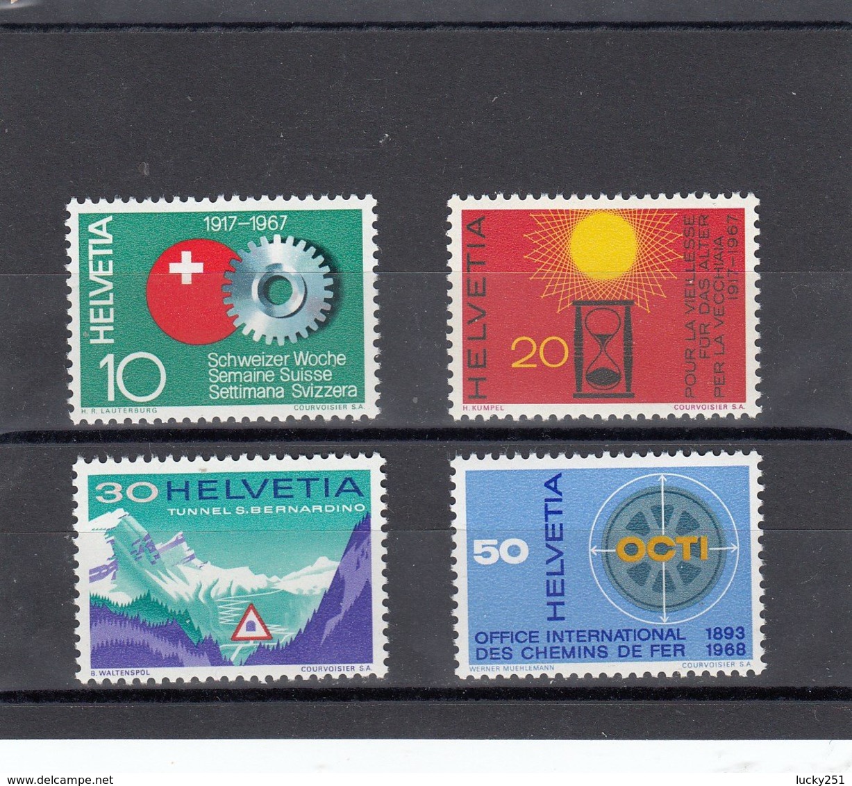 Suisse - 1967 - N° YT 791/94 - Timbres De Propagande - Neufs