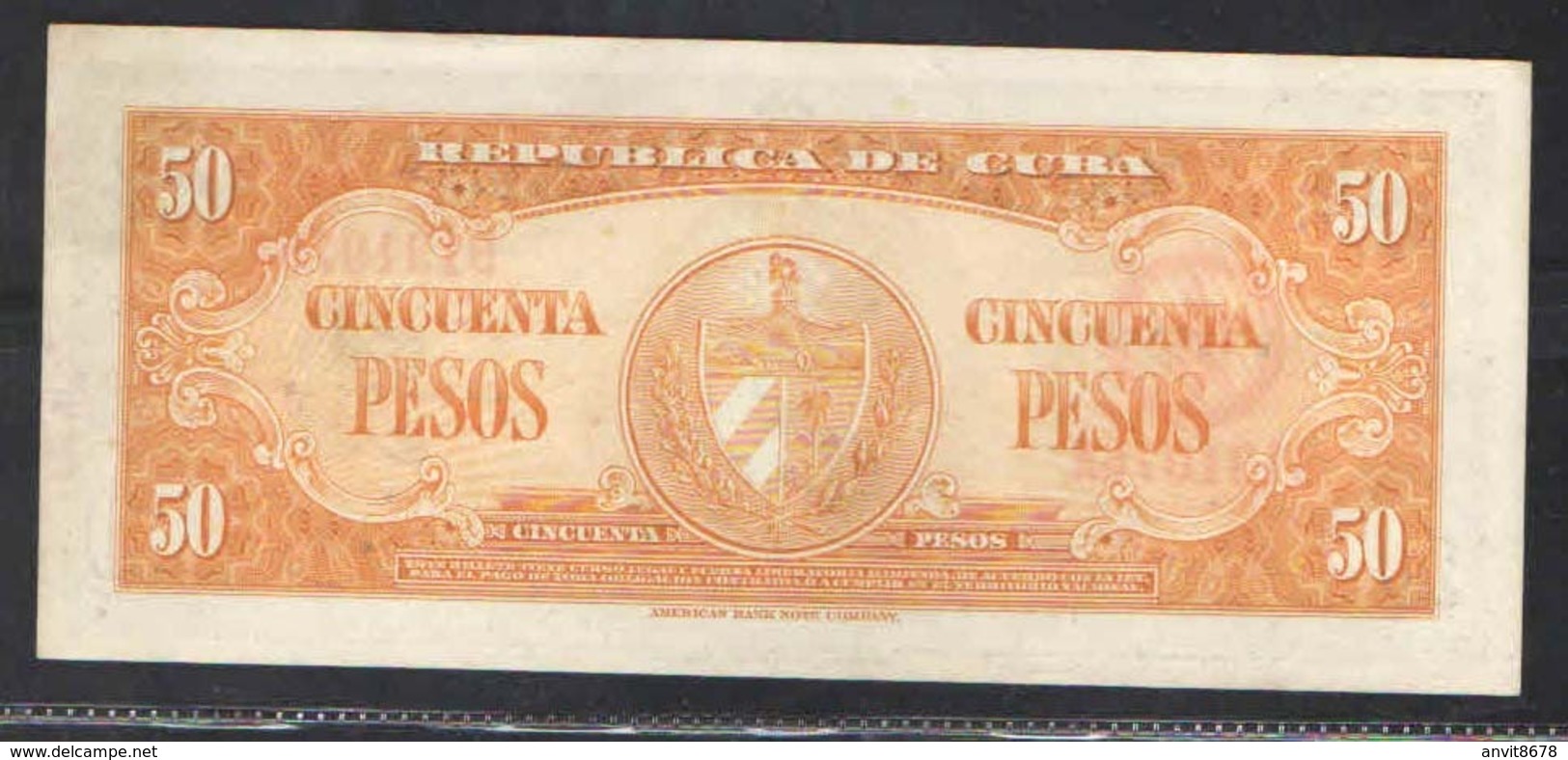 CUBA 50 PESO   1958 - Cuba