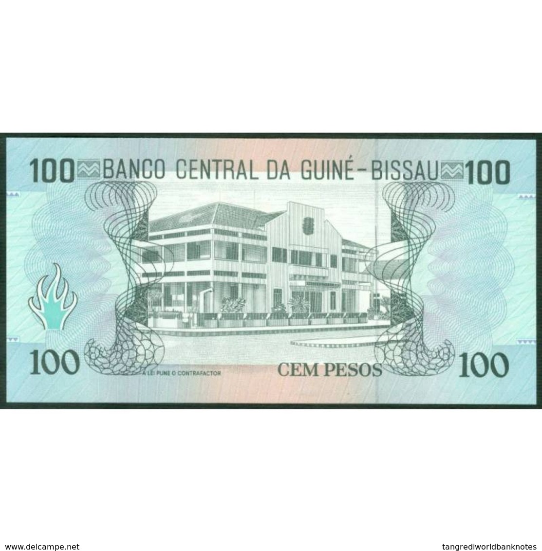 TWN - GUINEA-BISSAU 11 - 100 Pesos 1.3.1990 Prefix BA UNC - Guinea-Bissau