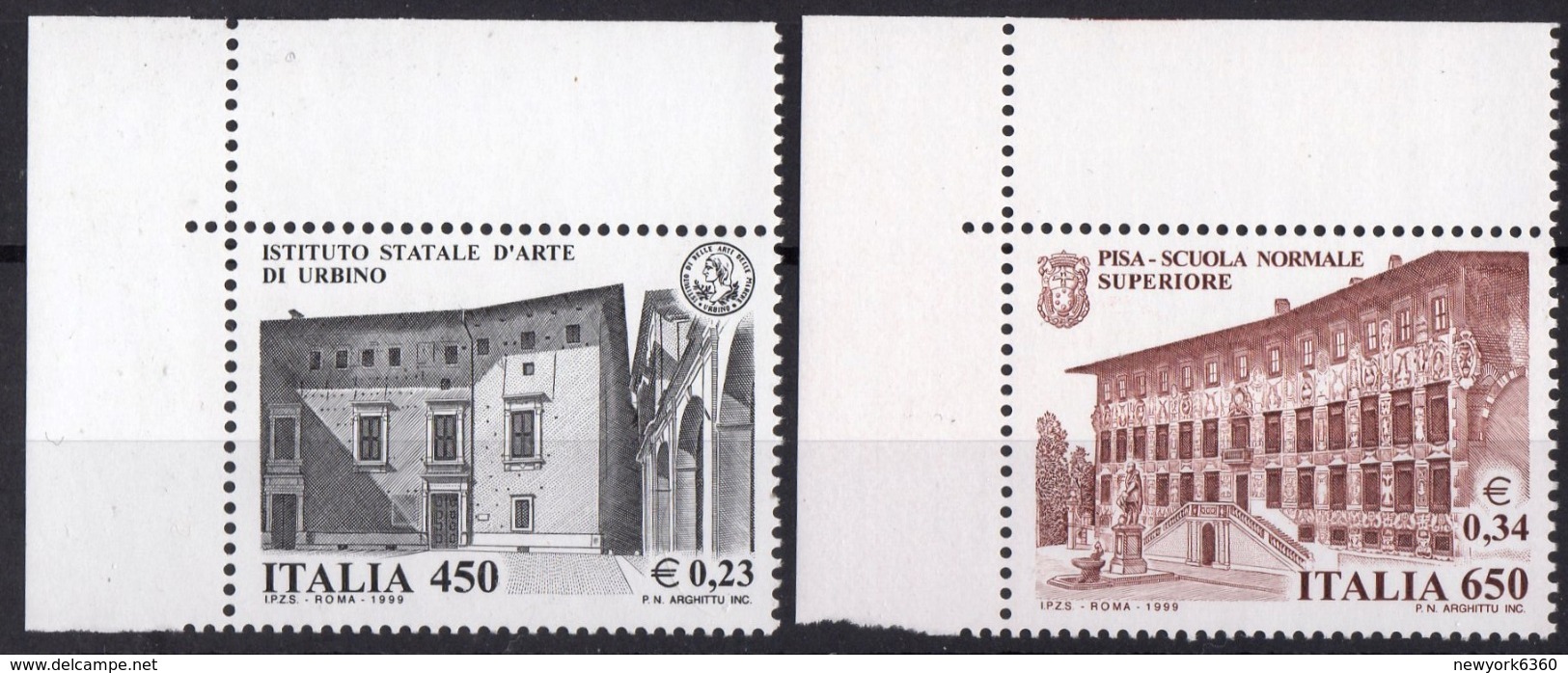 1999 ITALIE  N** 2396 2397  MNH - 1991-00: Neufs