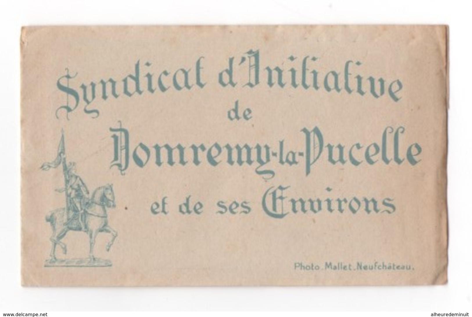 Petit Carnet"JEANNE D'ARC"4 Images"+carnet De 16 Timbres"syndicat De Domrémy La Pucelle"Eglise"ROUEN"Orleans"Reims - Images Religieuses