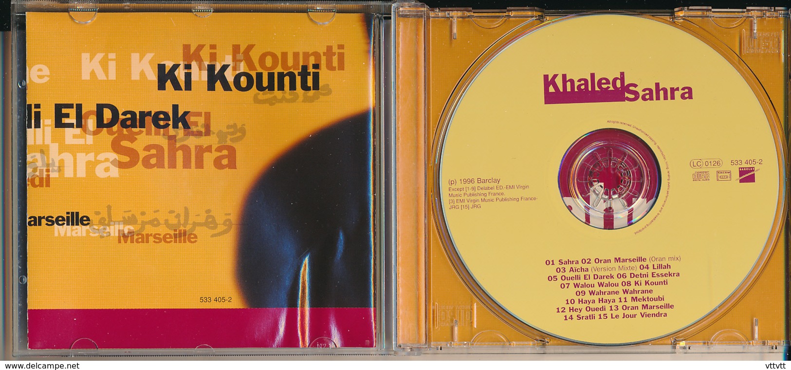 CD : KHALED, "Sahra" (1996) - Sonstige - Franz. Chansons