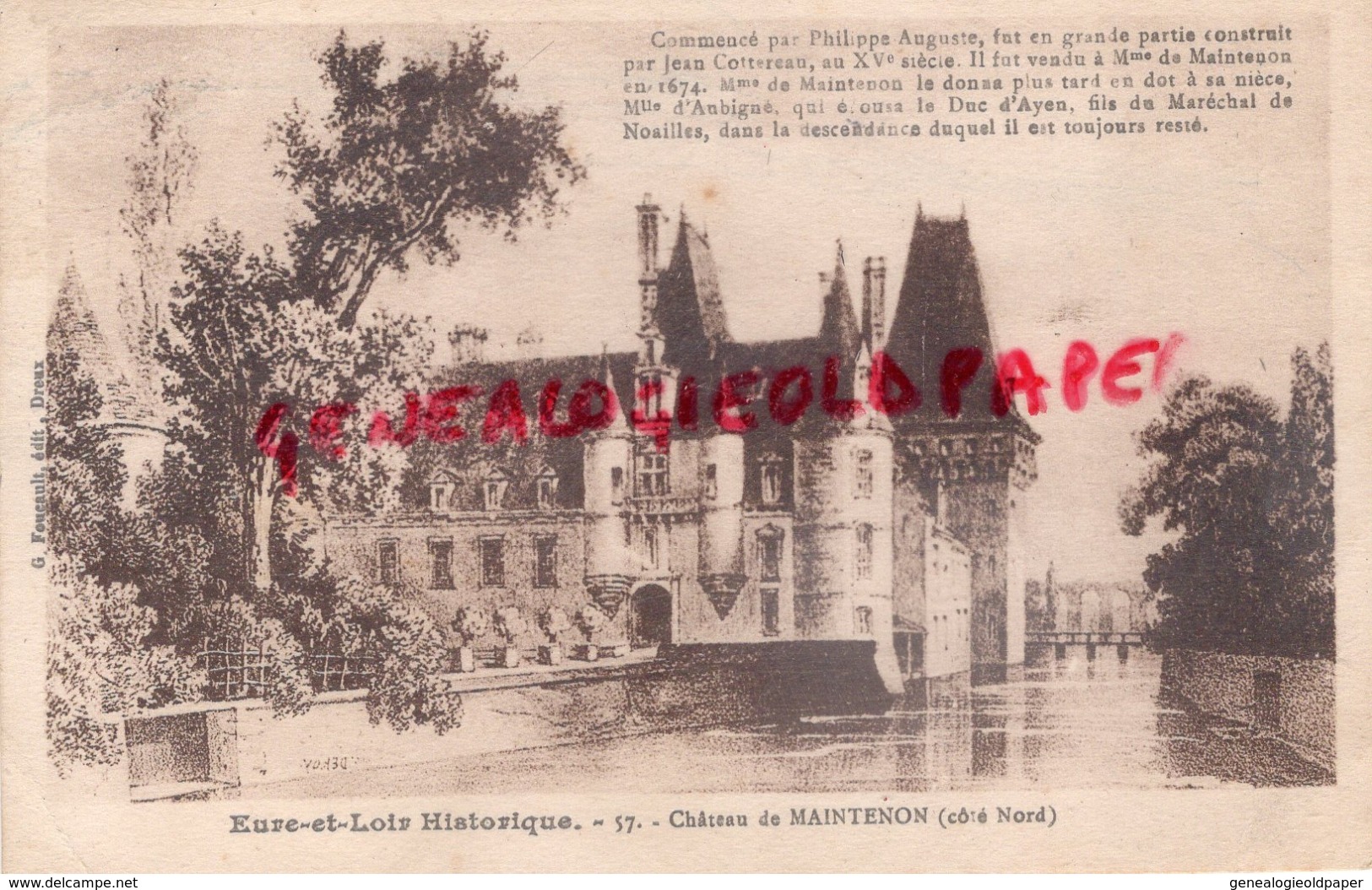 28 - MAINTENON- LE CHATEAU  COTE NORD - Maintenon