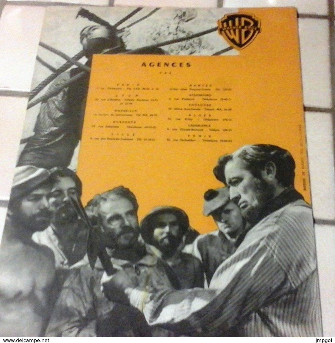 Dossier De Presse Moby Dick Gregory Peck Richard Basehart John Huston Orson Welles Warner Bros - Werbetrailer