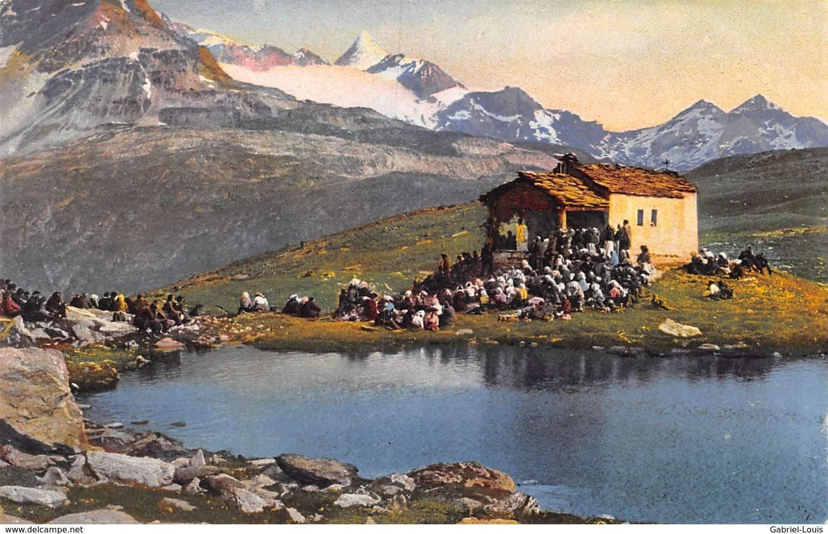 Zermatt - Lac Noir - Publicité Chocolat Claus Le Locle - Zermatt