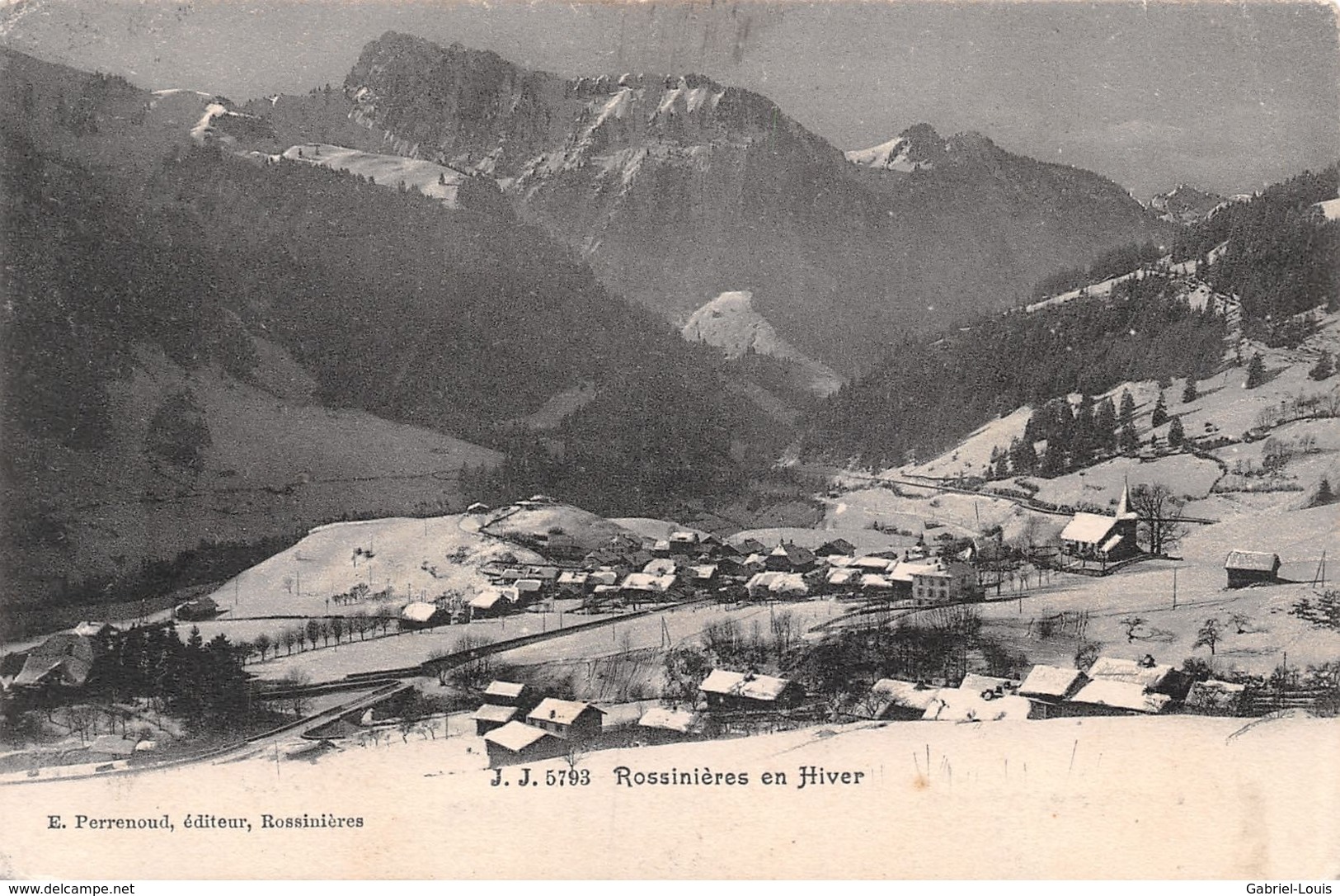 Rossinières En Hiver - Rossinière