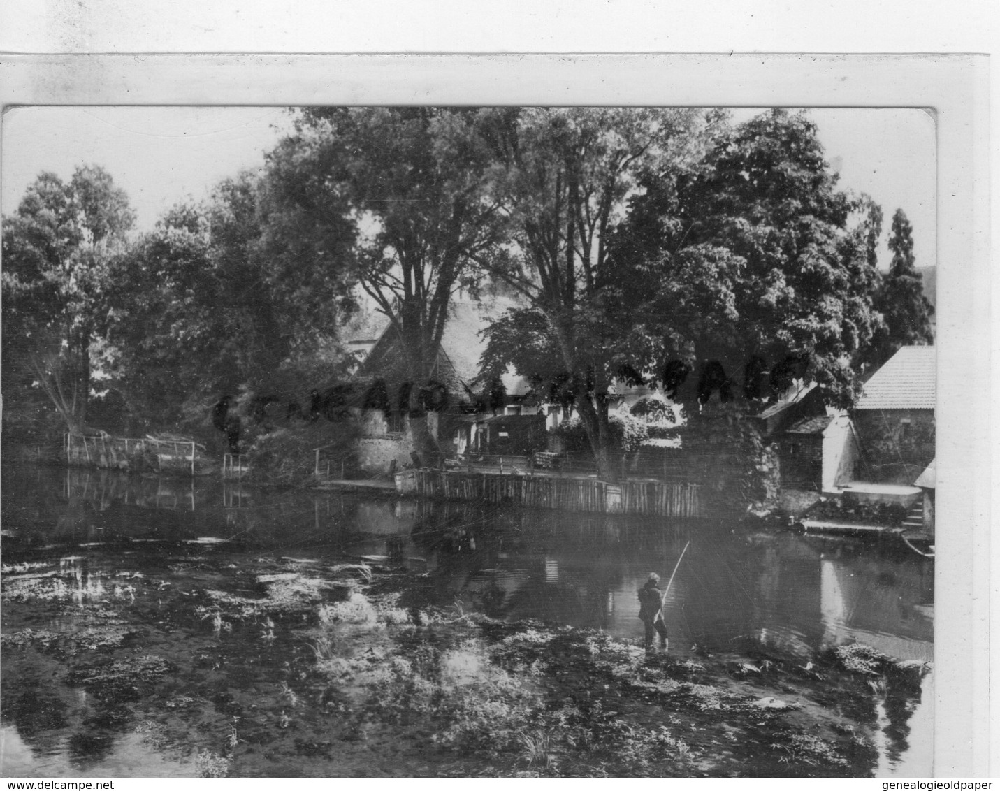 28 - NOGENT LE ROTROU - L' HUISNE  PECHE A LA LIGNE 1962 - Nogent Le Rotrou