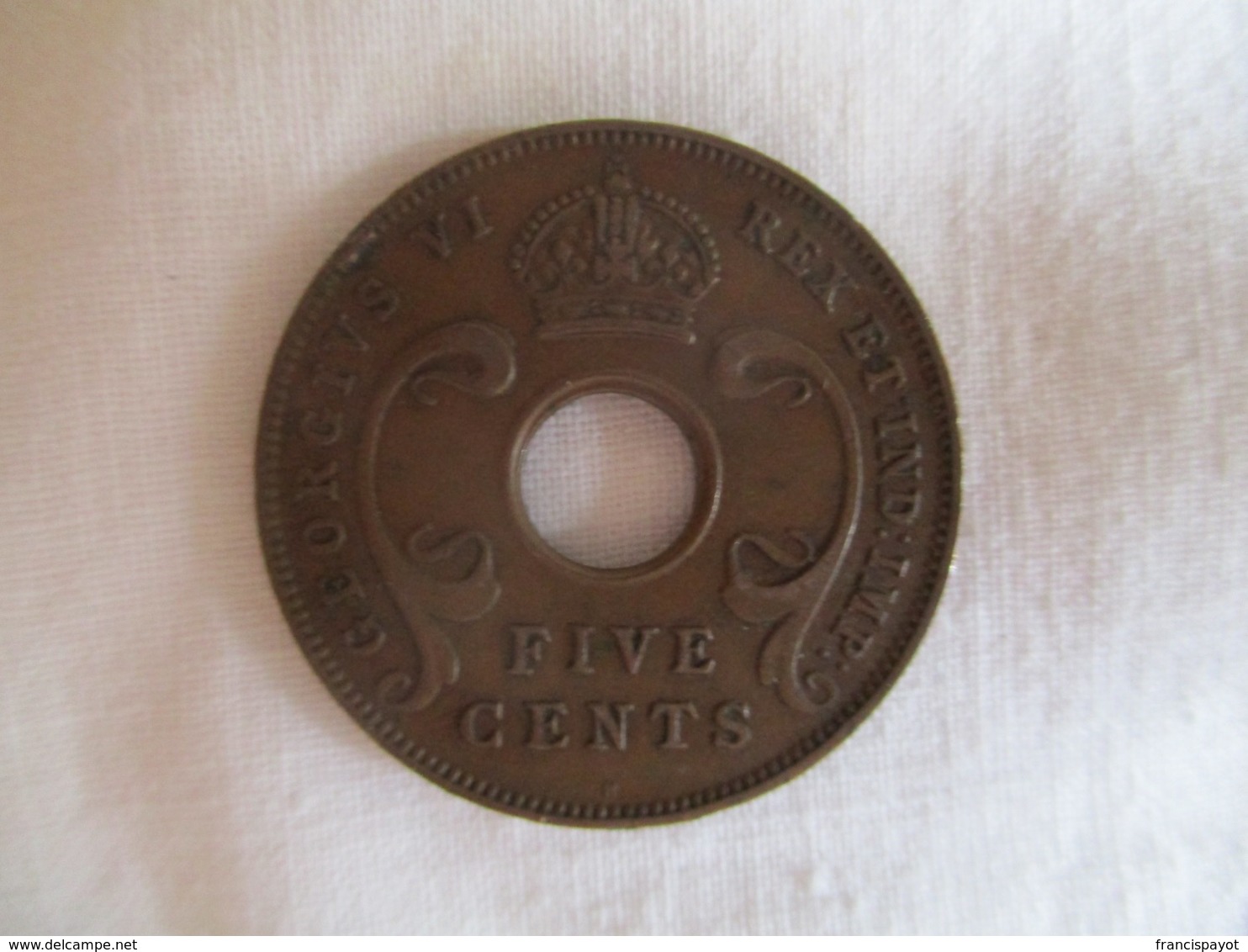 British East Africa: 5 Cents 1937 - British Colony