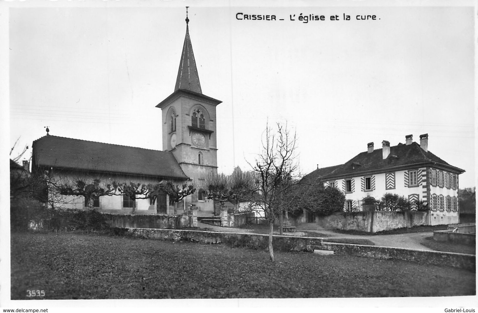 Crissier L'église Et La Cure - Crissier