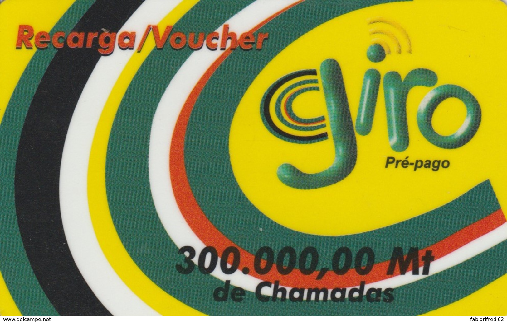 PREPAID PHONE CARD MOZAMBICO (E50.8.3 - Mozambique