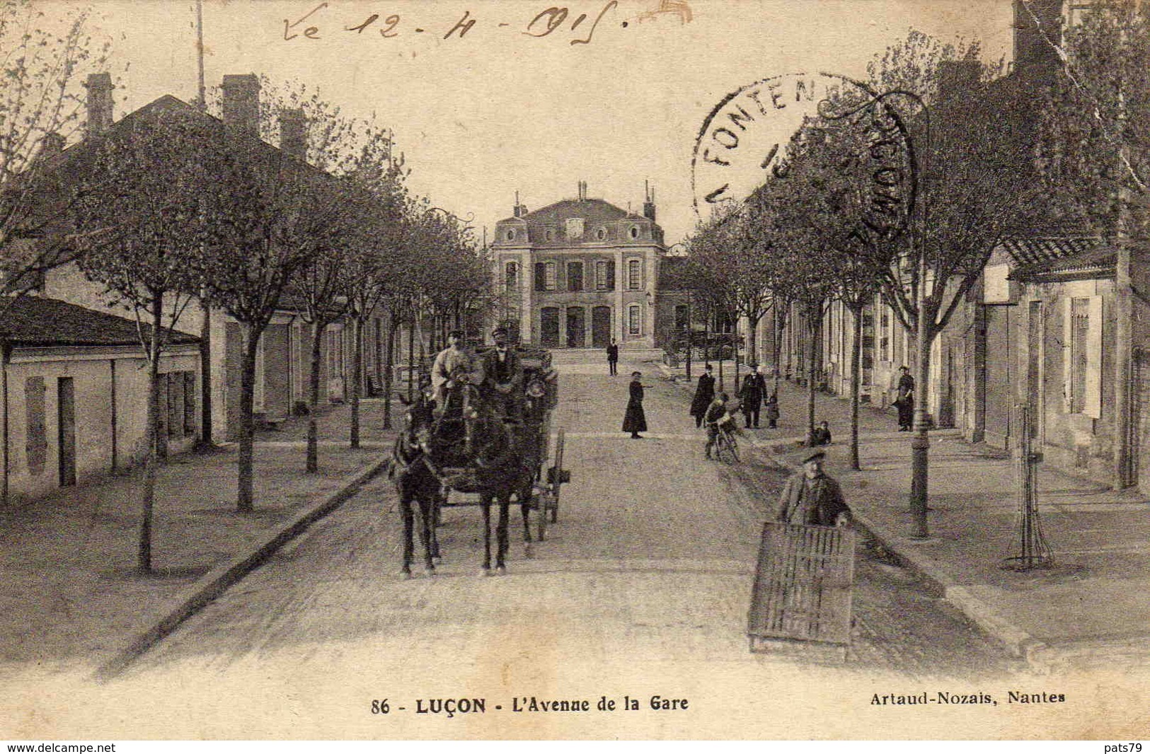 LUçON  - L'Avenue De La Gare - Lucon