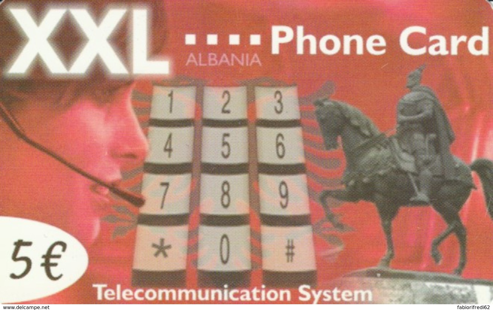 PREPAID PHONE CARD ALBANIA (PK746 - Albania