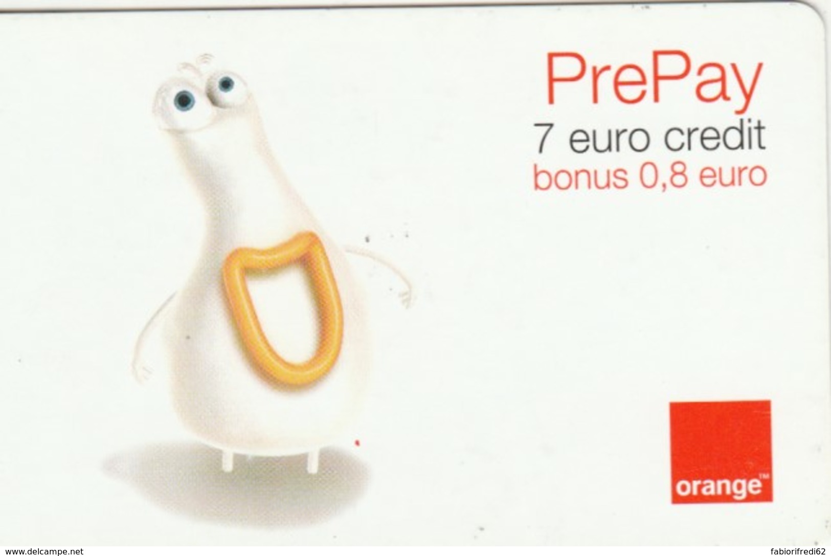 PREPAID PHONE CARD ROMANIA-ORANGE (PK821 - Romania