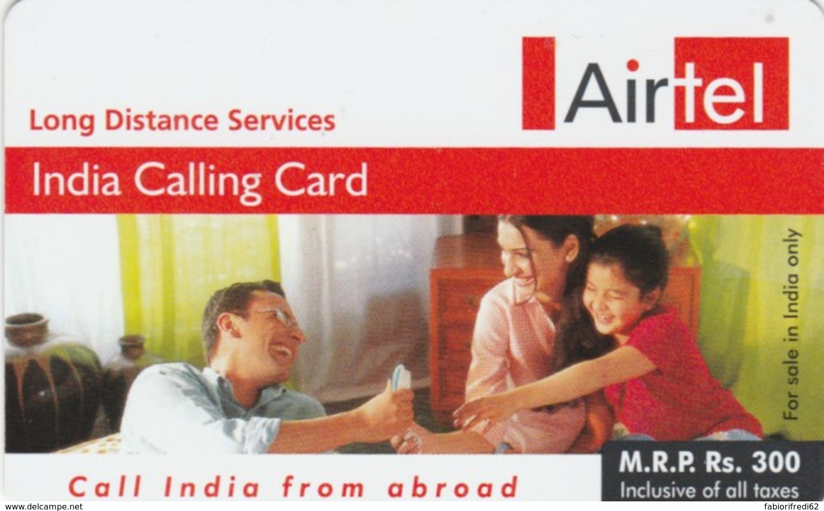 PREPAID PHONE CARD INDIA (PK796 - India