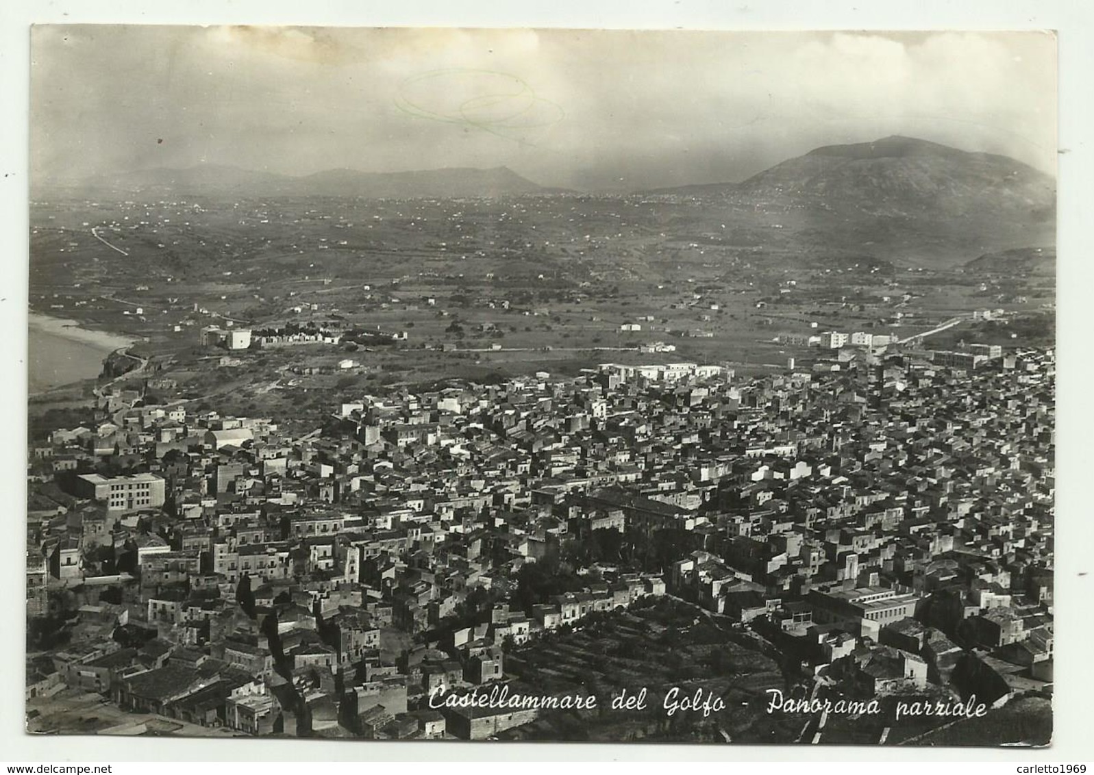 CASTELLAMMARE DEL GOLFO - PANORAMA PARZIALE   VIAGGIATA FG - Trapani