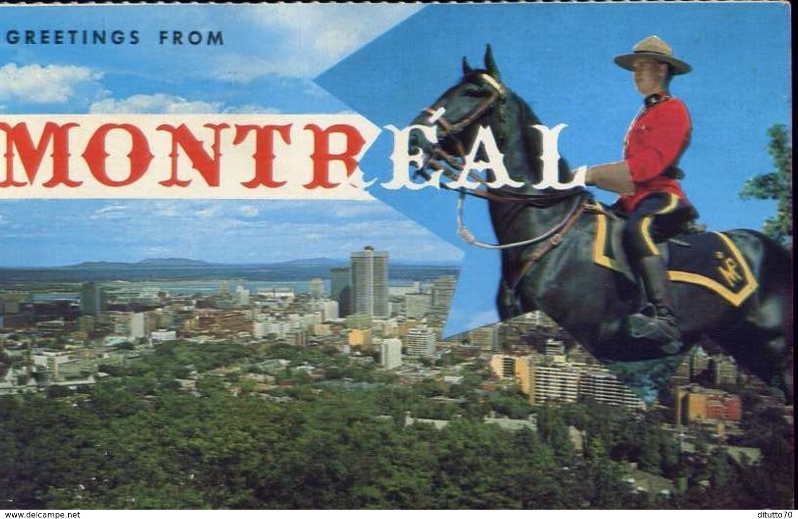 Greetings From - Montreal - Formato Piccolo Viaggiata Mancante Di Affrancatura – E 13 - Mondo