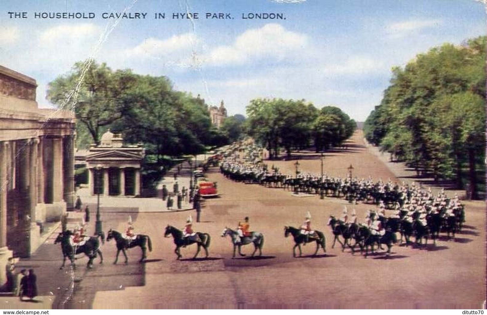 The Household Cavalry In Hyde Park - London - Formato Piccolo Viaggiata – E 13 - Mondo