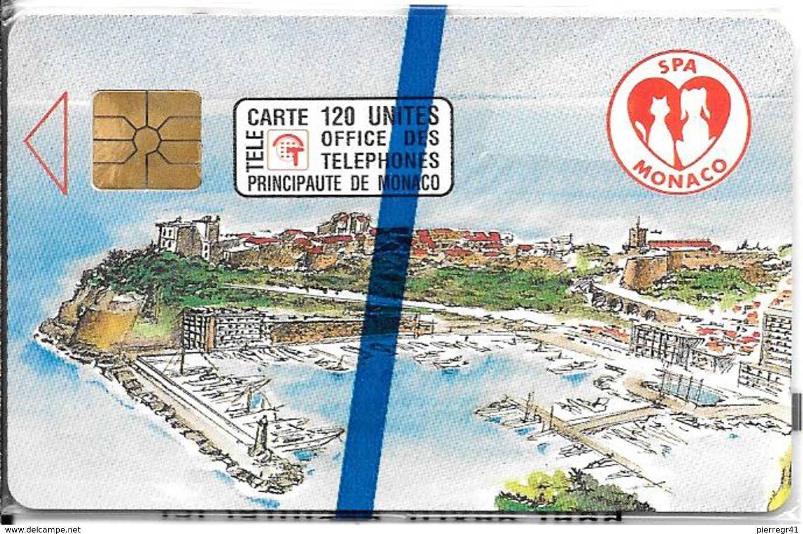 CARTE#PUBLIC-MONACO-120U-MF23-GEM A-04/92-SPA MONACO-N° SérieB230P0007-NSB-TBE - Monaco