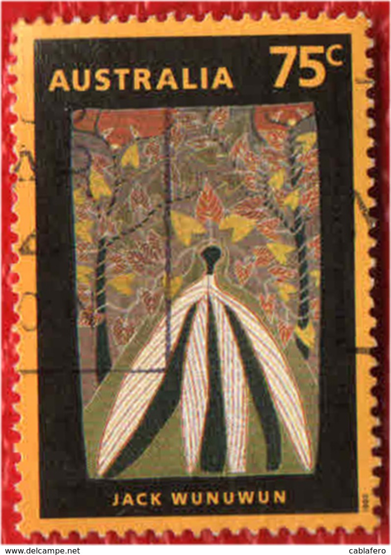 AUSTRALIA - 1993 - Yam Plants, By Jack Wunuwun - USATO - Used Stamps