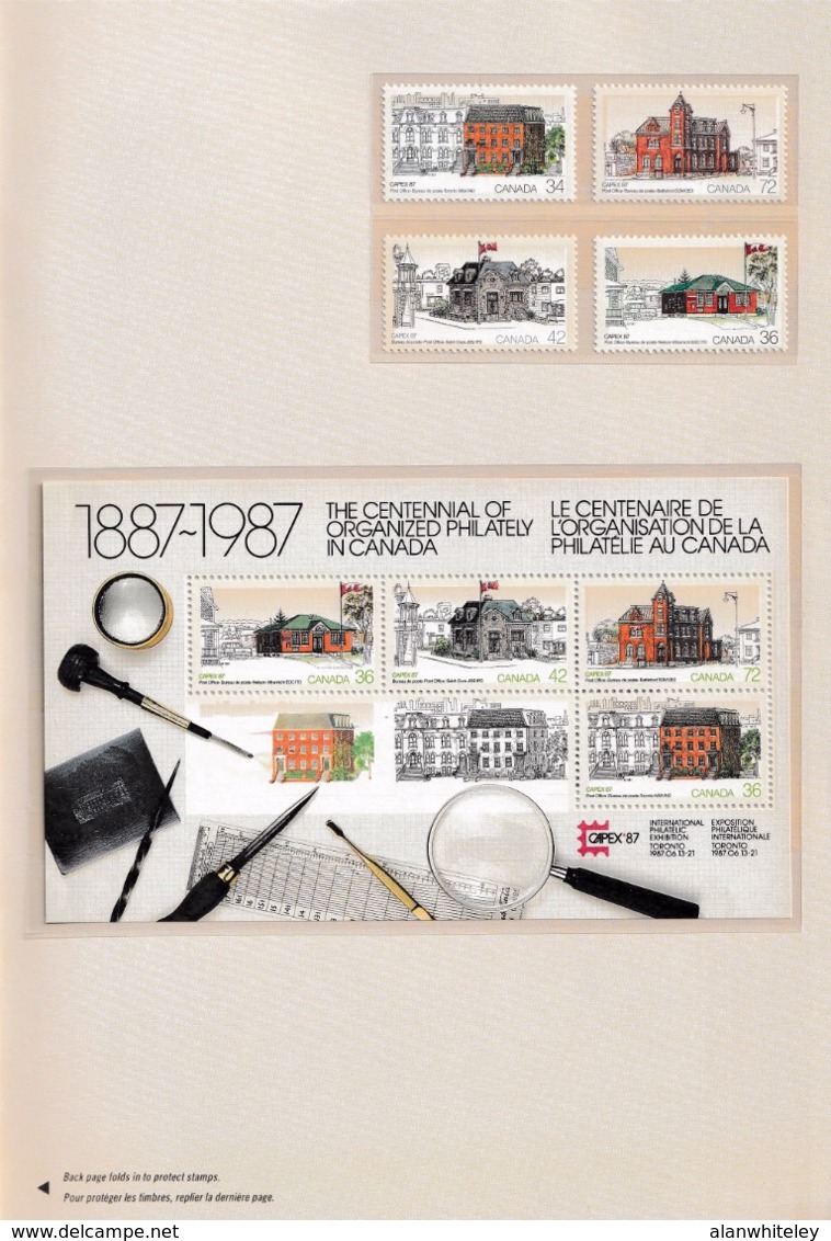 CANADA 1987 CAPEX '87 Stamp Exhibition: Souvenir Folder UM/MNH - Jahressätze Der Kanad. Post