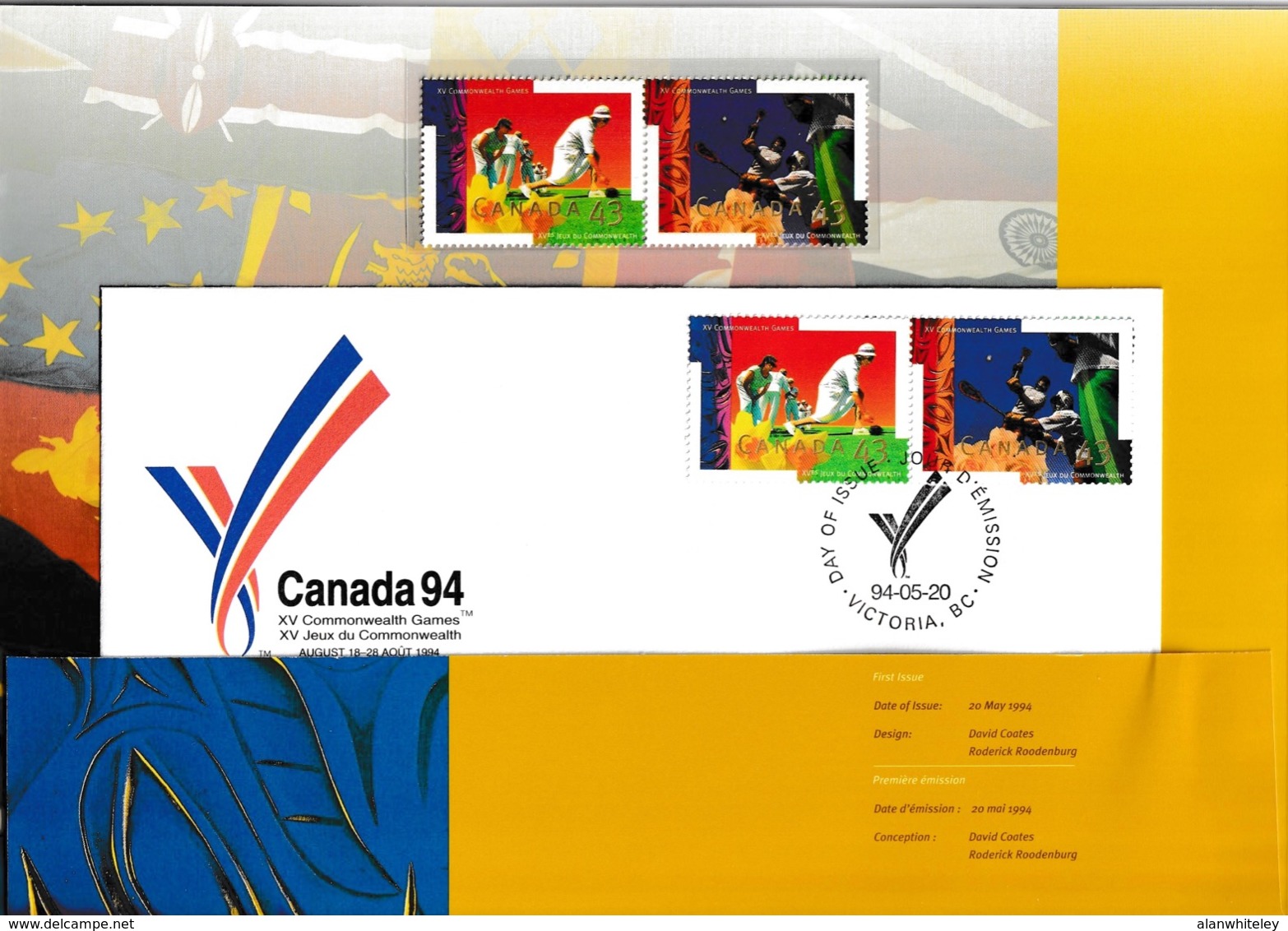 CANADA 1994 15th Commonwealth Games, Victoria: Souvenir Book UM/MNH - Canadese Postmerchandise