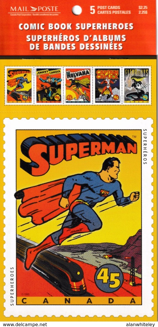 CANADA 1995 Comic Book Superheroes: Combination Pack UM/MNH - Canada Post Year Sets/merchandise