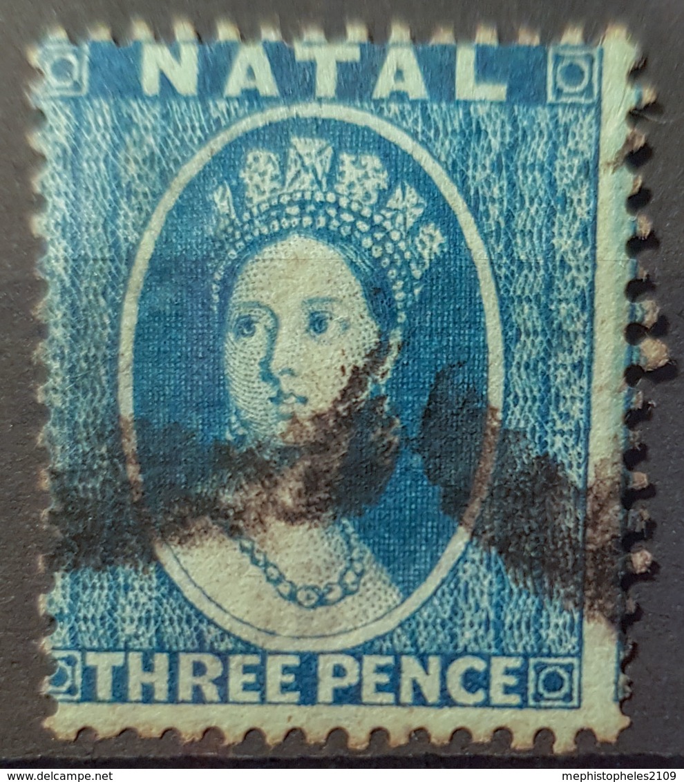 NATAL 1861 - Canceled - Sc# 11 - 3p - Natal (1857-1909)