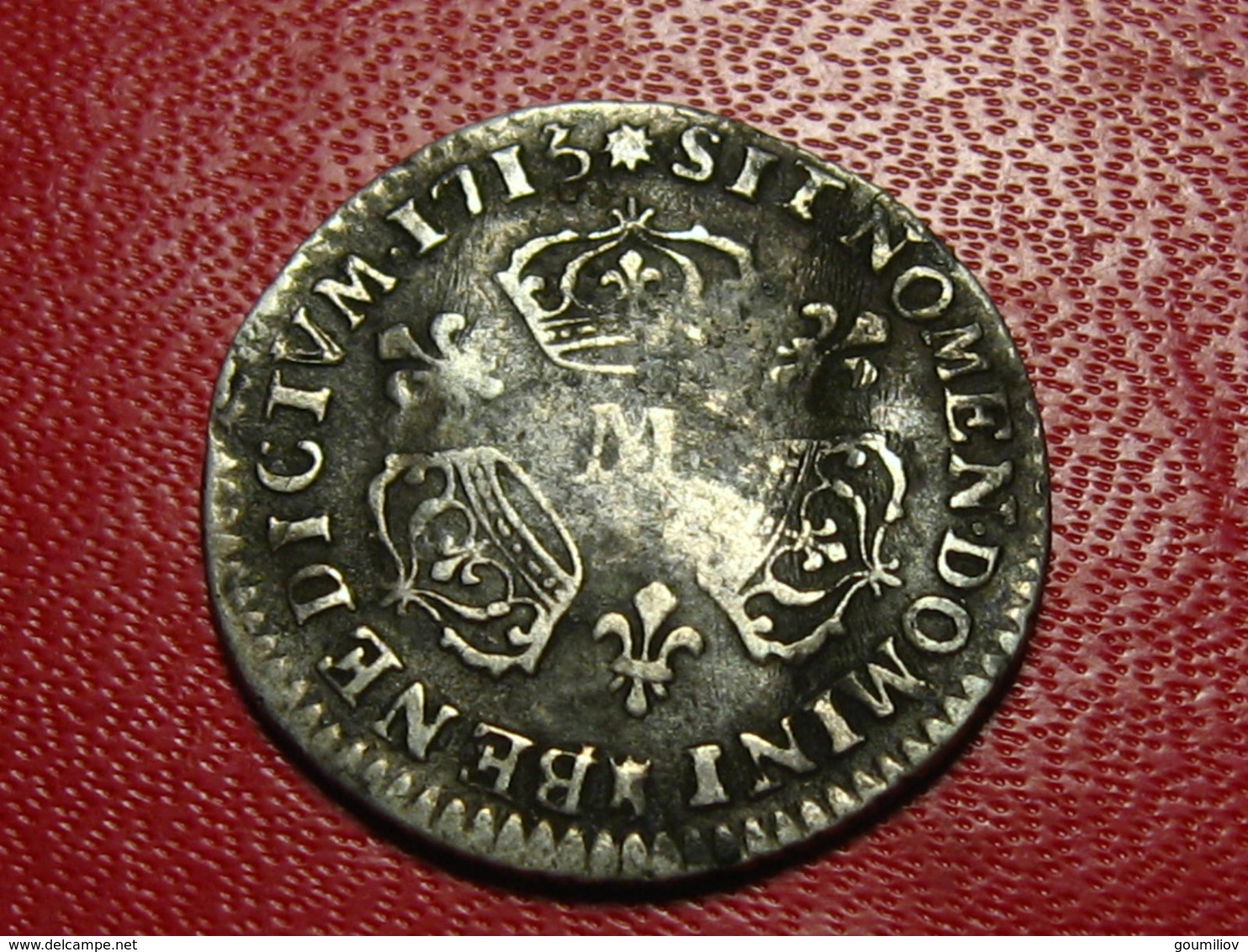 France - 1/10 écu 1715 M Toulouse Louis XIV - Non Retrouvé Au Droulers - Variété Inédite 5 Sur 3 3868 - 1643-1715 Louis XIV Le Grand