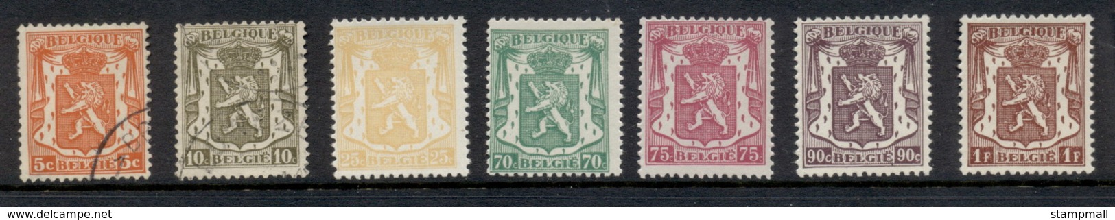 Belgium 1935-45 Arms Asst MLH/FU - Other & Unclassified