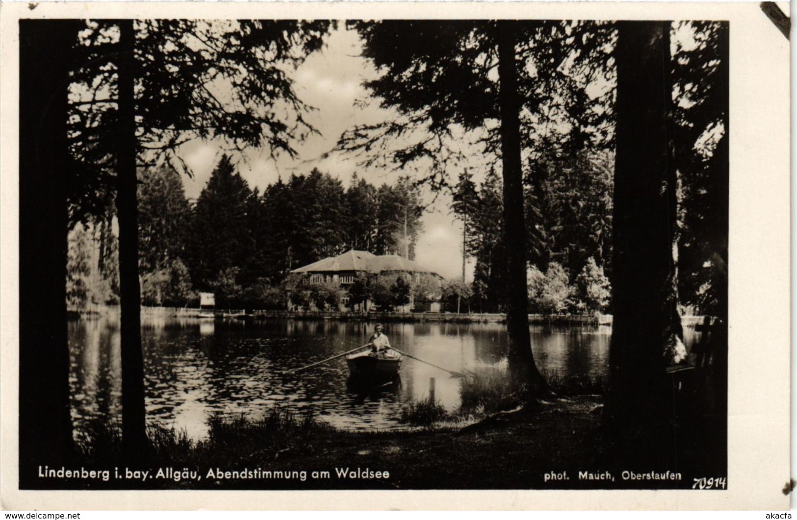 CPA AK LINDENBERG I. ALLGÄU Abendsimmung Am Waldsee GERMANY (865674) - Lindenberg I. Allg.